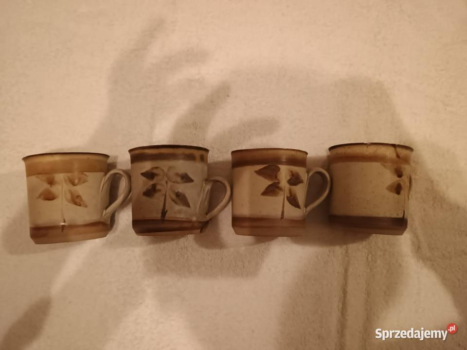 Gliniane Kubeczki brązowy Akcesoria kuchenne