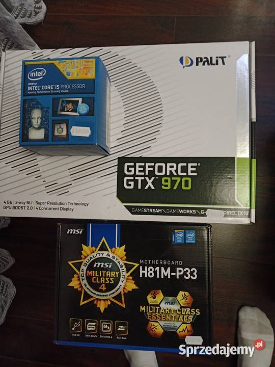 Komputer gtx970 4gb ssd ram 8gb