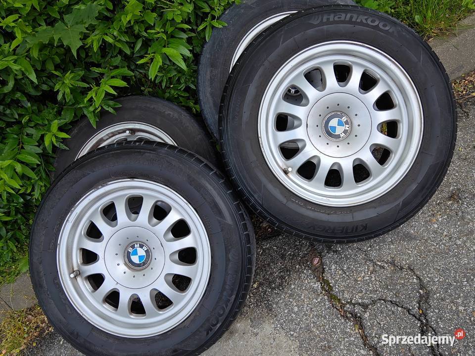 Koła felgi aluminiowe E39 opony letnie hankook Opony i felgi lubelskie Biłgoraj