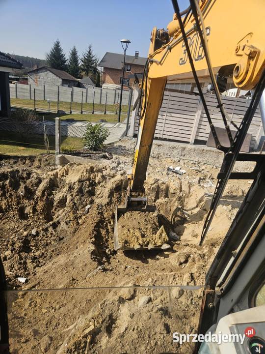 wynajem koparki koparka kołowa współpraca Siewierz usługi budowlane