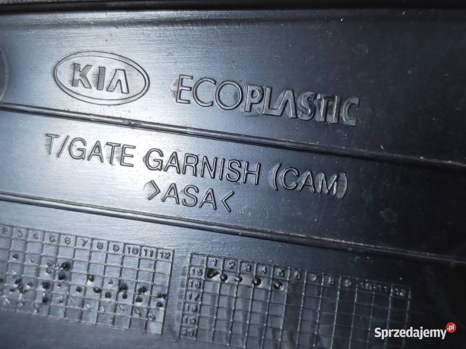 Listwa Klamki Klapy Bagażnika Kia Sportage III 3 Pleszew