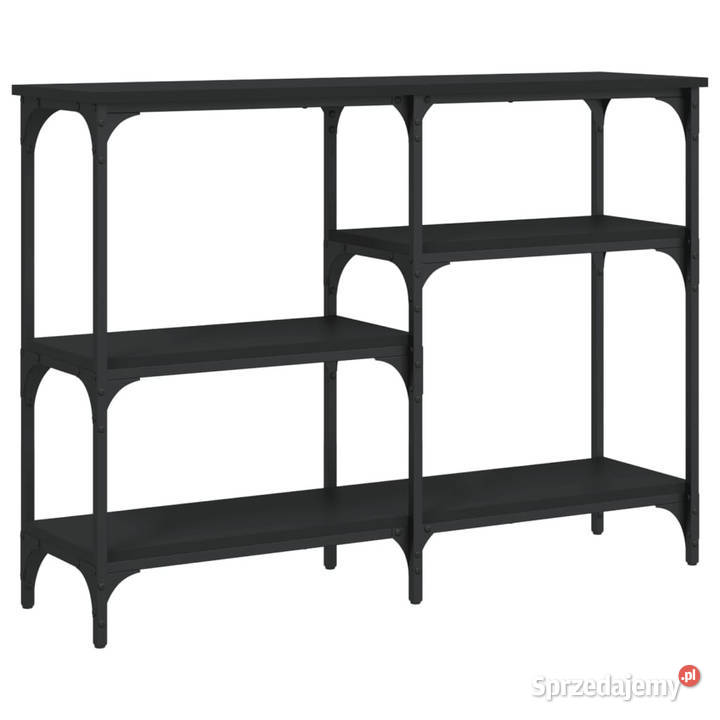 Stolik konsolowy czarny 102x29x75 WM834080 Stoły