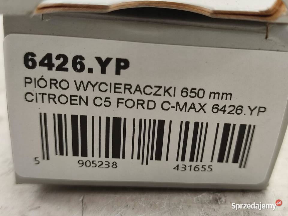 PIÓRO WYCIERACZKI PRZÓD 650mm CITROEN C5 I DC