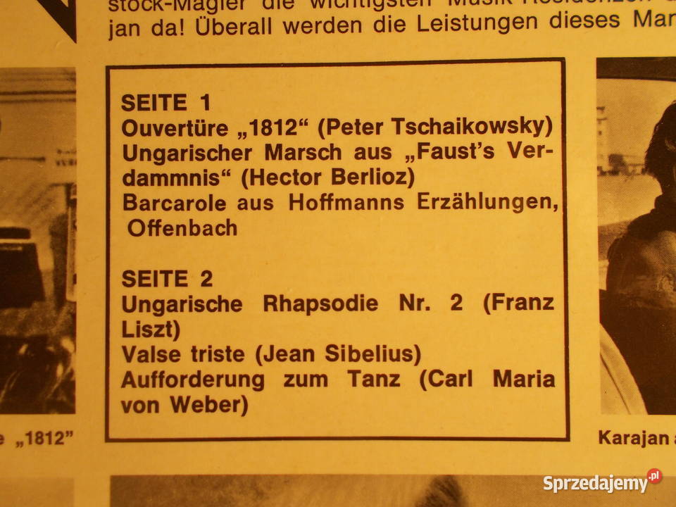 LP Czajkowski Liszt Sibelius Berlioz Offenbach klasyczna