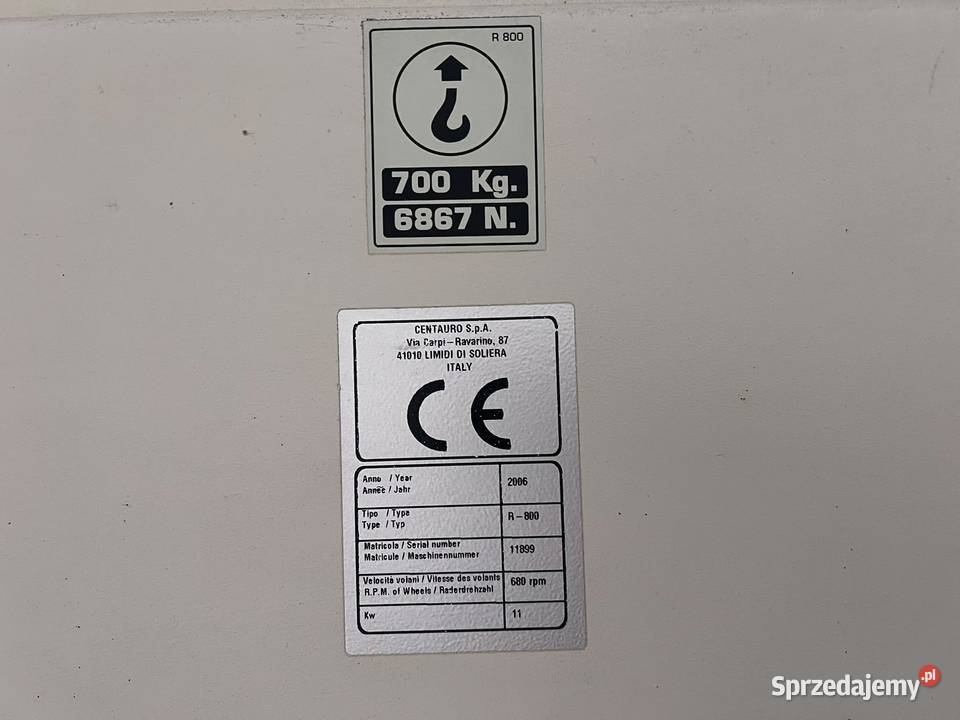 Piła rozdzielcza Centauro R800 Juszczyn sprzedam