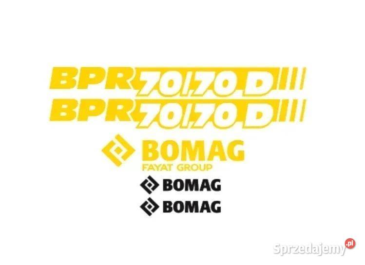 Naklejki oklejenie BOMAG 7070D Zamiennik