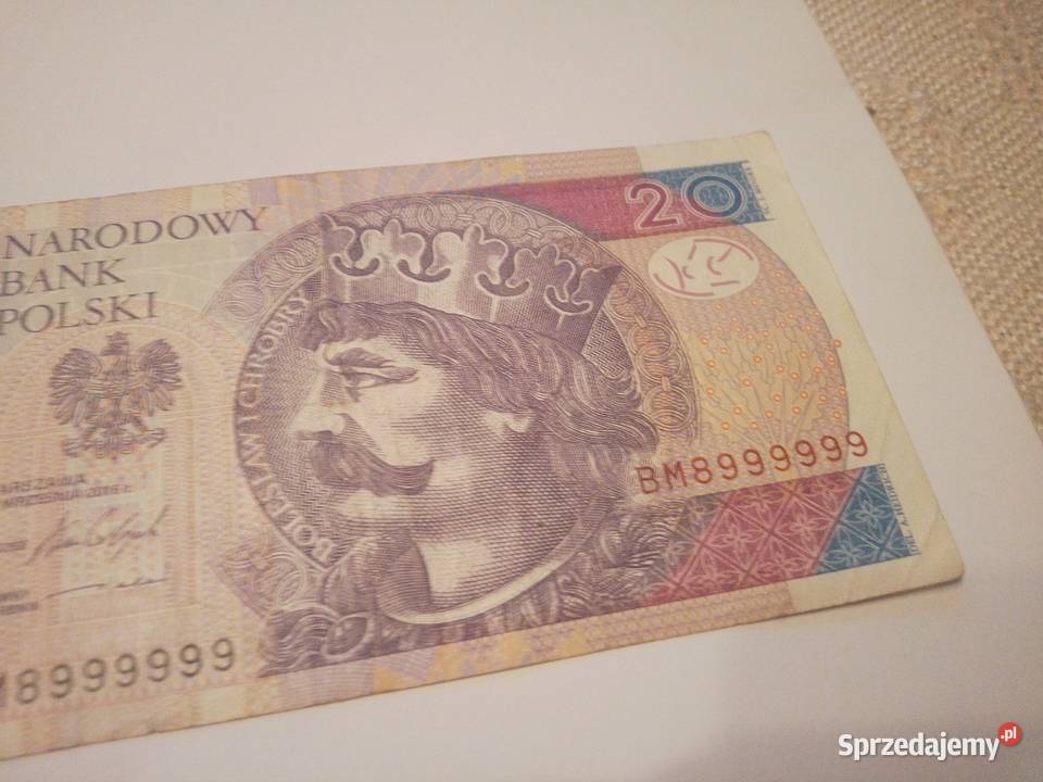 Banknot 20 BM 8999999 Kraków