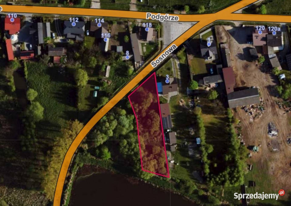 Grunt 1456m2 Męcka Wola łódzkie