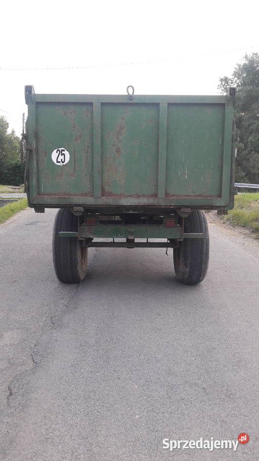 Przyczepa jednoosiowa z kiprem Bochnia
