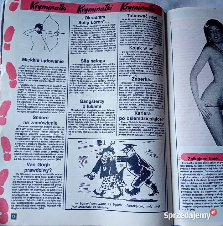 Tygodnik Nowy Detektyw 4 130 1993 r Antykwariat Koźminek