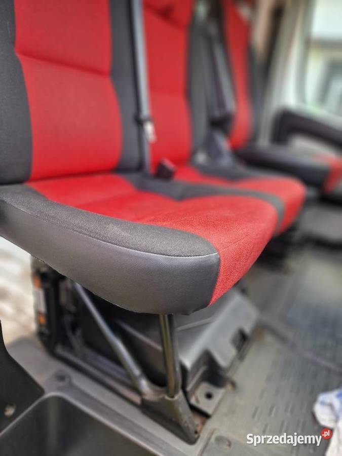Ława 2 os fotel pasażera Fiat Ducato 2013r dostawcze śląskie Strzebiń