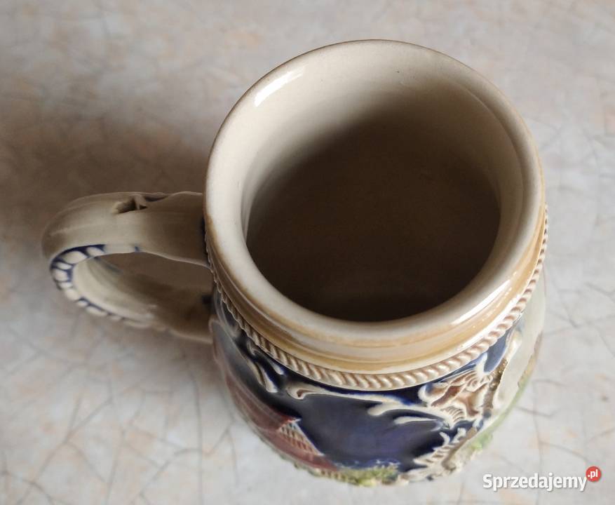 Mini niemiecki kufel ceramiczny Reda