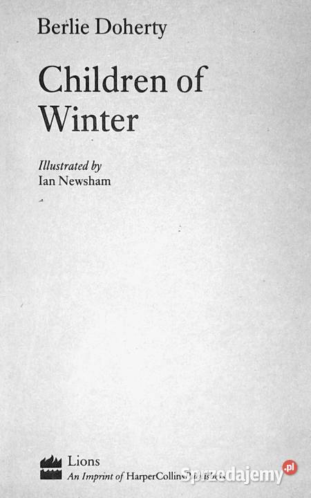 Children of Winter Berlie Doherty sprzedam