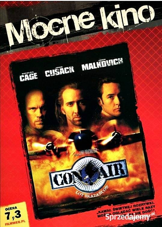CON AIR LOT SKAZAŃCÓW NICOLAS CAGE MOCNE KINO Filmy Kalisz
