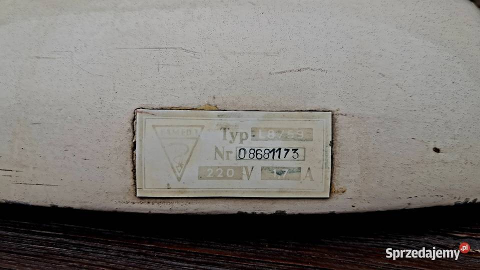 Stara Lampa Medyczna Kwarcowa FAMED1 Typ L8759 Świecie