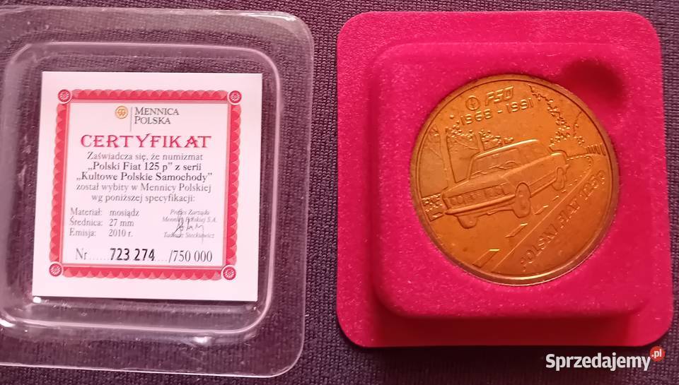 Zestaw 4 monet kolekcjonerskich ORLEN Kultowe Koźminek