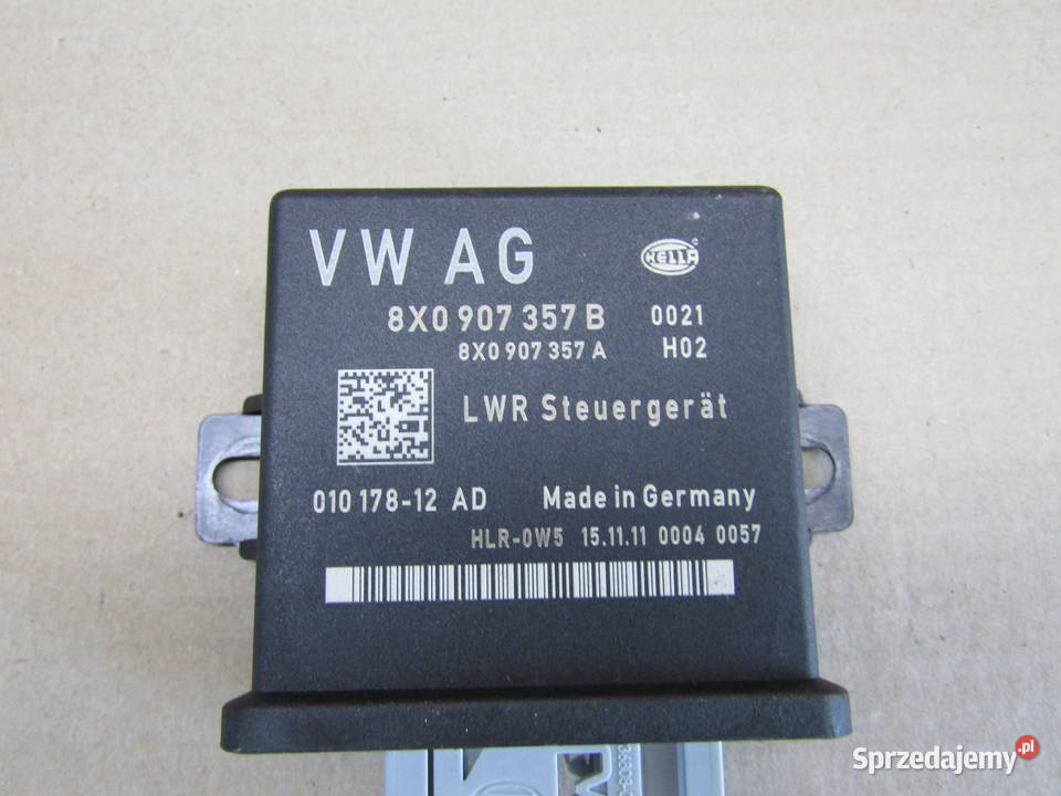 MODUŁ ŚWIATEŁ AUDI A1 8X0907357B Rok produkcji 2011 Mysłaków sprzedam
