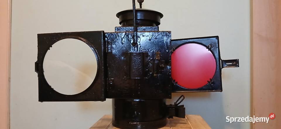 Stara lampa kolejowa sygnalizacyjna Kraków