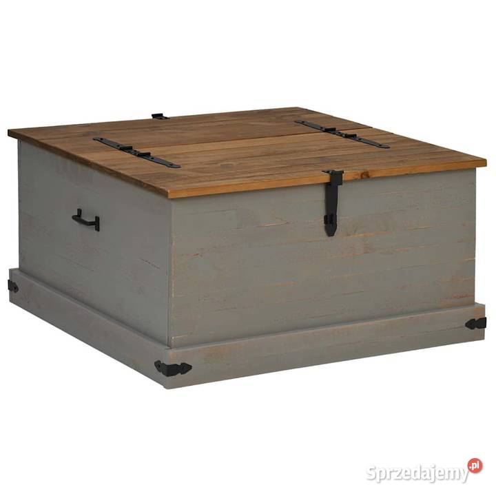 vidaXL Skrzynia do przechowywania HALDEN Szara