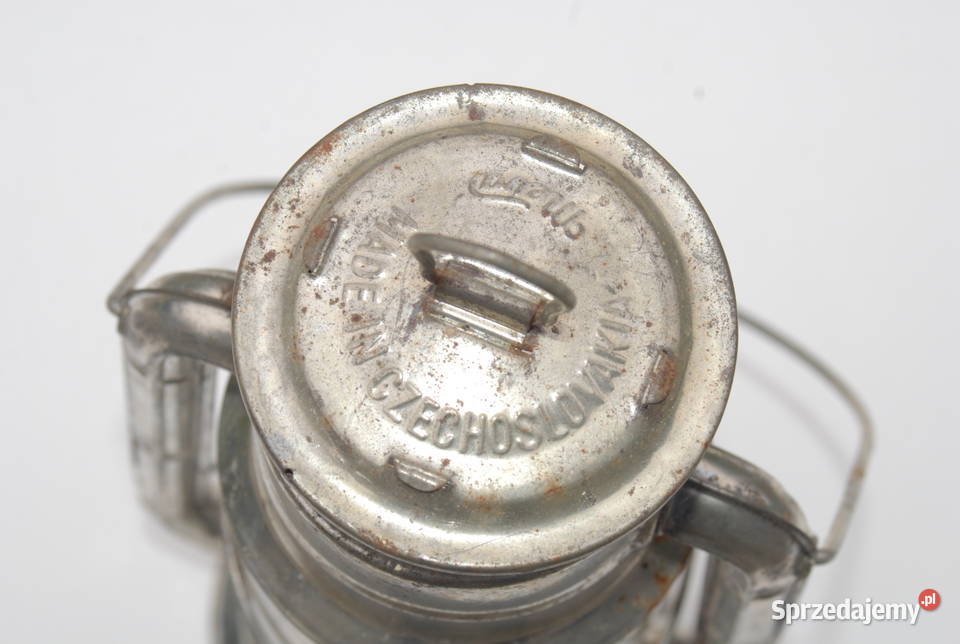 Stara duża lampa naftowa meva 865 Czechosłowacja śląskie Cieszyn