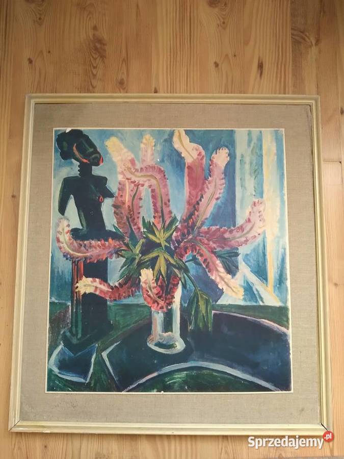 M Pechstein Martwa natura z afrykańską Lesko