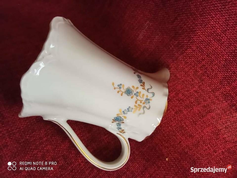 Mlecznik Niebieskie kwiatki Hutschenreuther Porcelana i szkło Gdańsk sprzedam