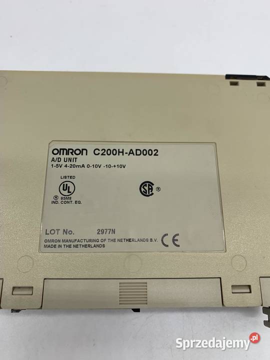 Omron C200HAD002 AD Unit Pozostałe Warszawa