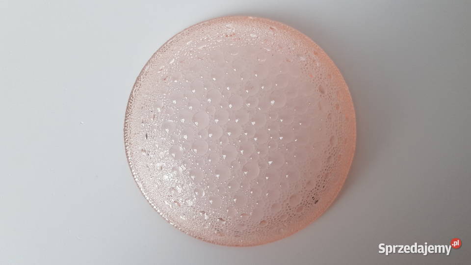 Miseczka Asteroid Ząbkowice kolorowe szkło PRL Dąbrowa Górnicza