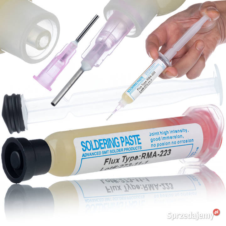 Topnik Flux Lutowniczy RMA223 Tłoczek i Igła Ludźmierz