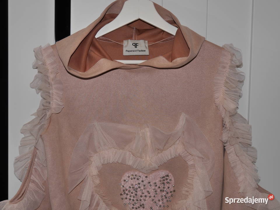 Paparazzi Fashion śliczna bluza tiul cyrkonie 36 dolnośląskie Wrocław sprzedam