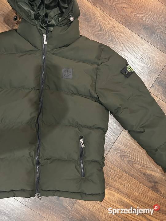Kurtka puchowa Stone Island khaki Tychy