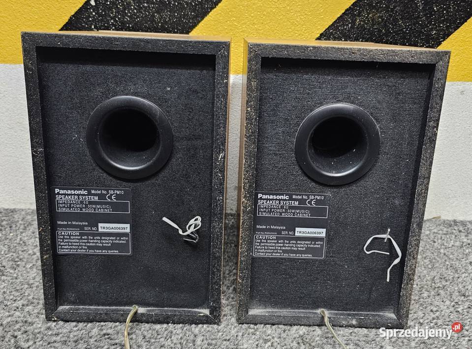 Głośniki stereo Panasonic SBPM10 Kraków sprzedam