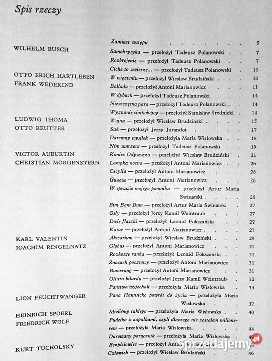 Przedstawiamy humor niemiecki Gerhard Branstner twarda Chełm sprzedam