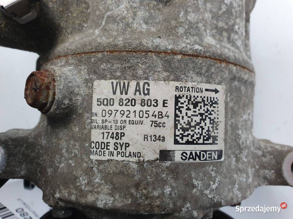 SPRĘŻARKA KLIMATYZACJI SKODA OCTAVIA III Lipno