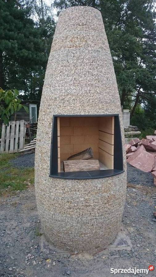 Grill ogrodowy z kamienia granitu Tumlin-Węgle