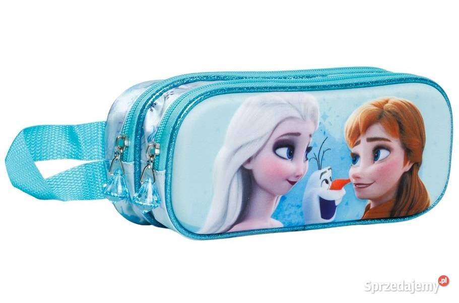 Piórnik 2 Przegrody Motyw 3D Kraina Lodu Elsa Mogilany sprzedam