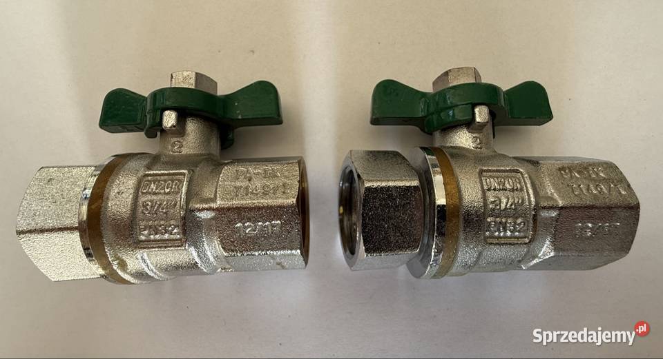 Dwa zawory kulowe 34 cala Radom