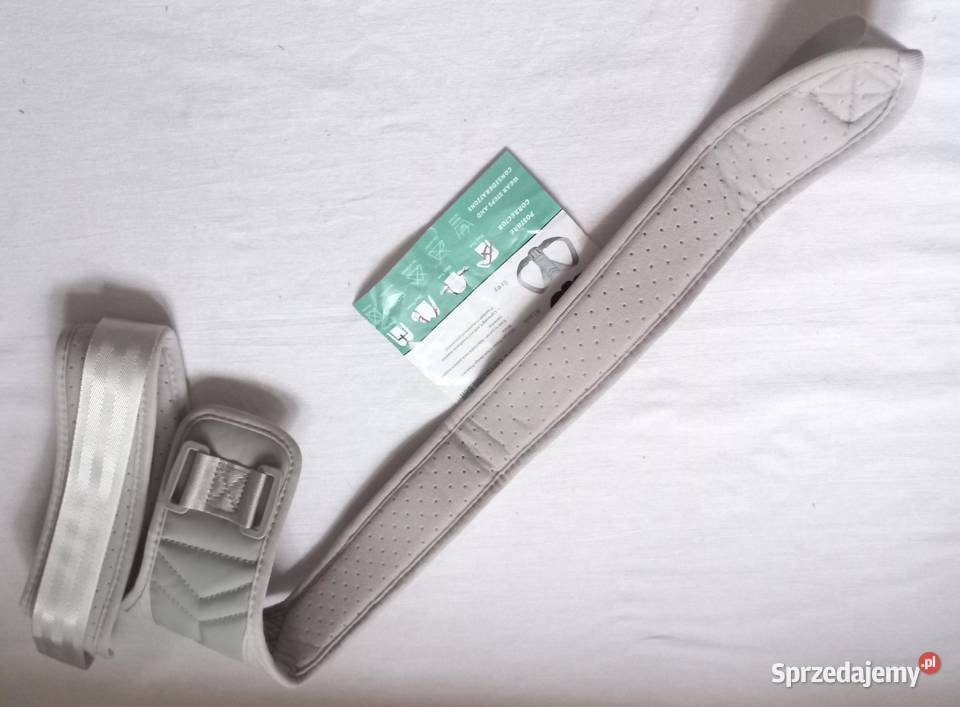 Korektor postawy Pas regulowany Szary r L Unisex Białystok