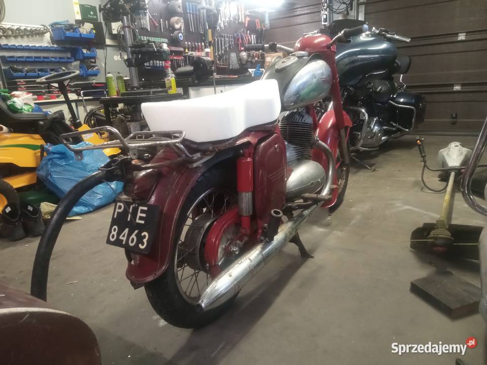 Jawa 353 prod 1957 pojemność 250 pozostałe Skórka