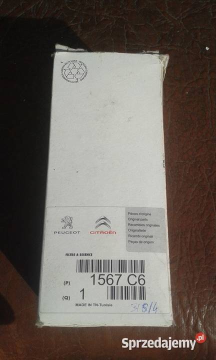 Filtr paliwa OEM 1567C6 citroen peugeot opel