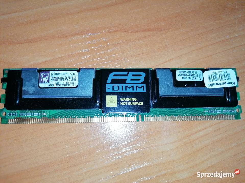 Pamięci serwerowe Kingston ECC lubelskie Lublin