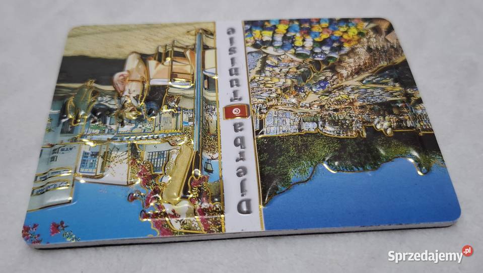 Magnes na lodówkę Djerba Tunisie Tunezja 10x7 Magnesy Czeladź