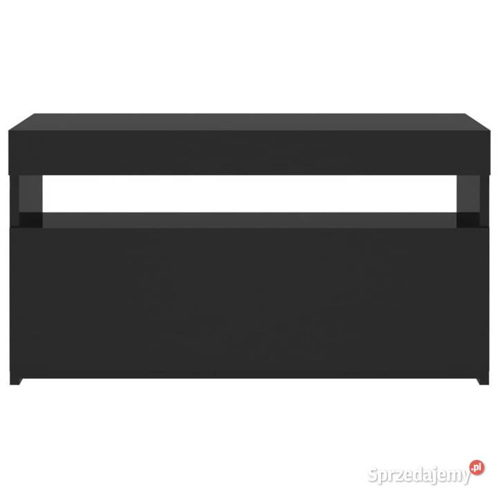 Szafka pod TV z oświetleniem LED czarna 75x35x40 Warszawa sprzedam