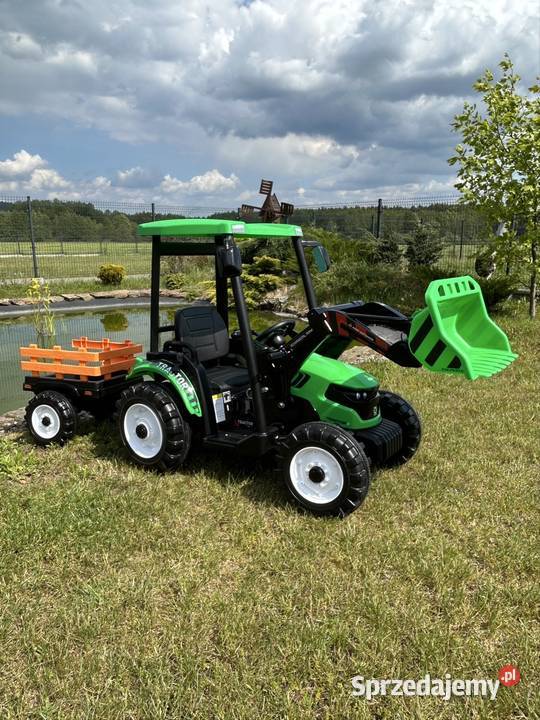 MEGA Traktor na akumulator dzieci Z Przyczepą Łopuszno sprzedam