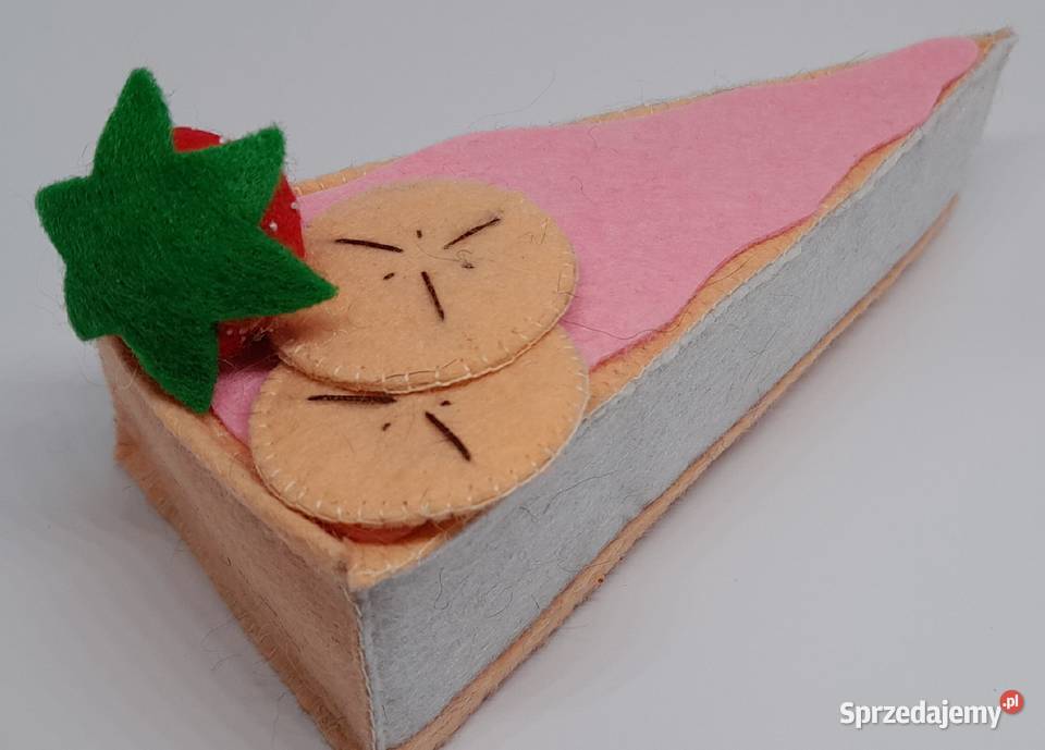 Zabawka kuchenna jedzenie tort filcowy Pozostałe Kraków