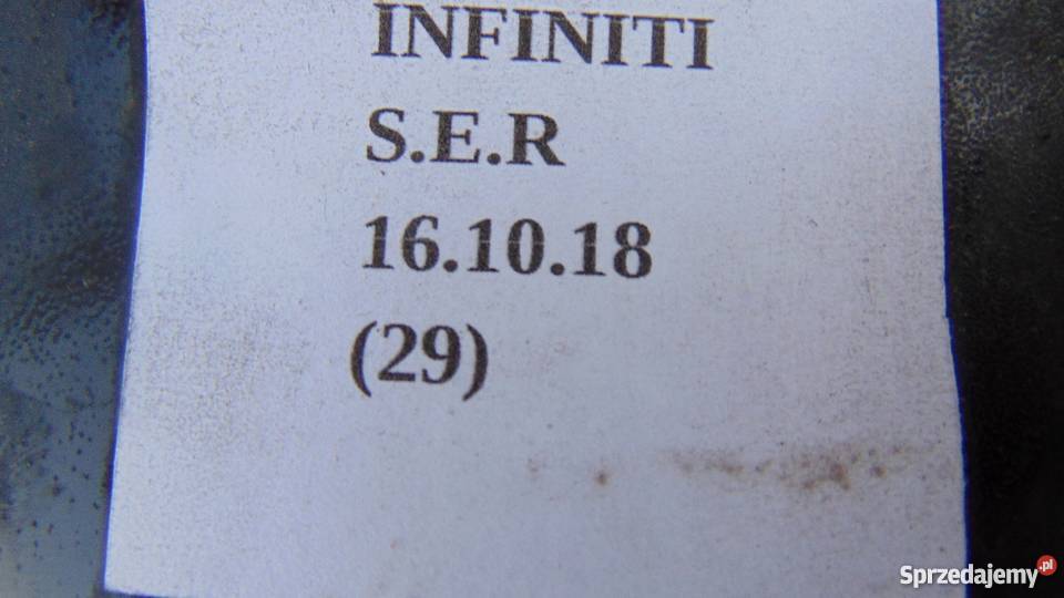 OSŁONA TŁUMIKA W ZDERZAKU PRAWA INFINITI QX30 osobowe Nowy Tomyśl