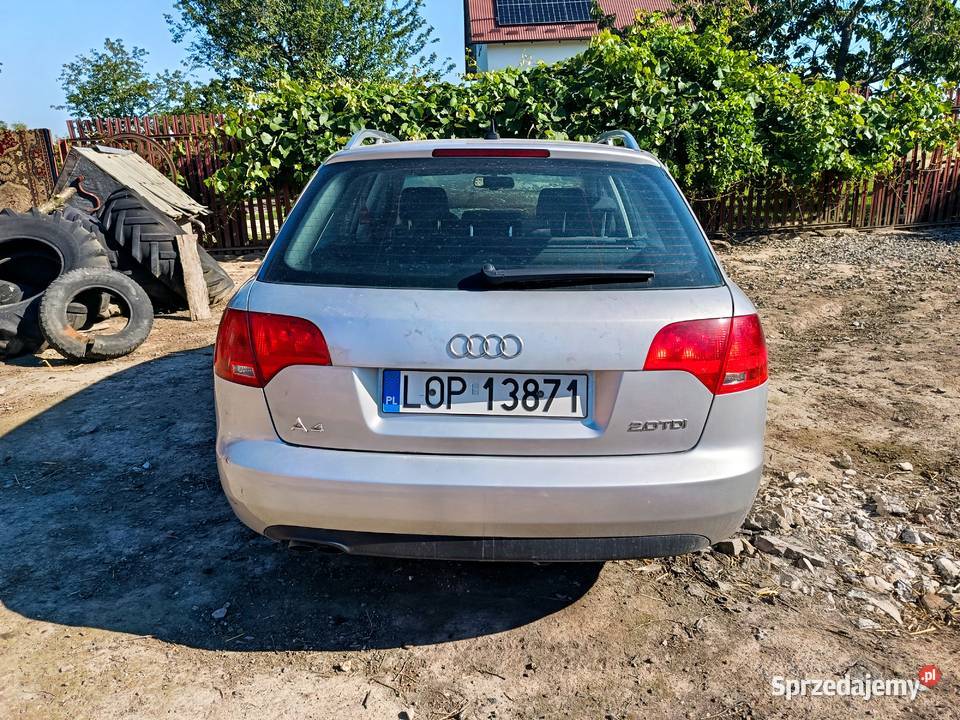 AUDI A4 B7 pożarze Stasin