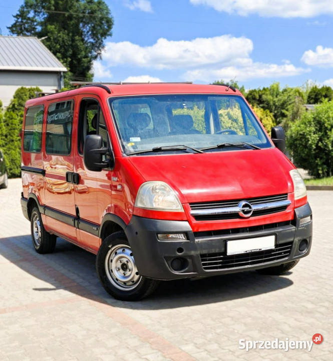 Opel Movano Brygadówka 6 osób komputer pokładowy Nowy Sącz