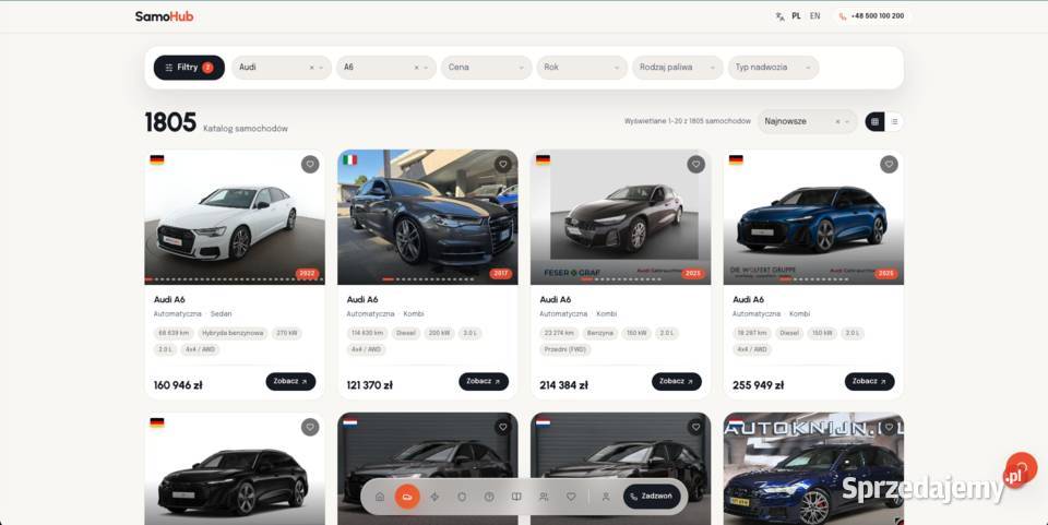 Gotowa platforma marketplace samochodowego mazowieckie Warszawa