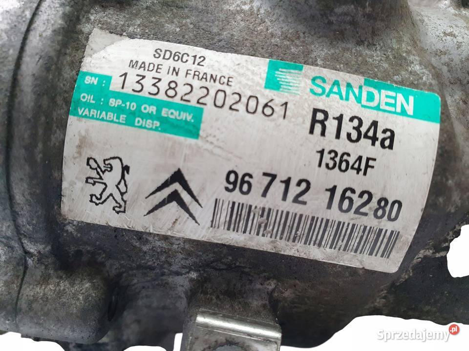 SPRĘŻARKA KLIMATYZACJI Peugeot 207 208 308 14 Chełm